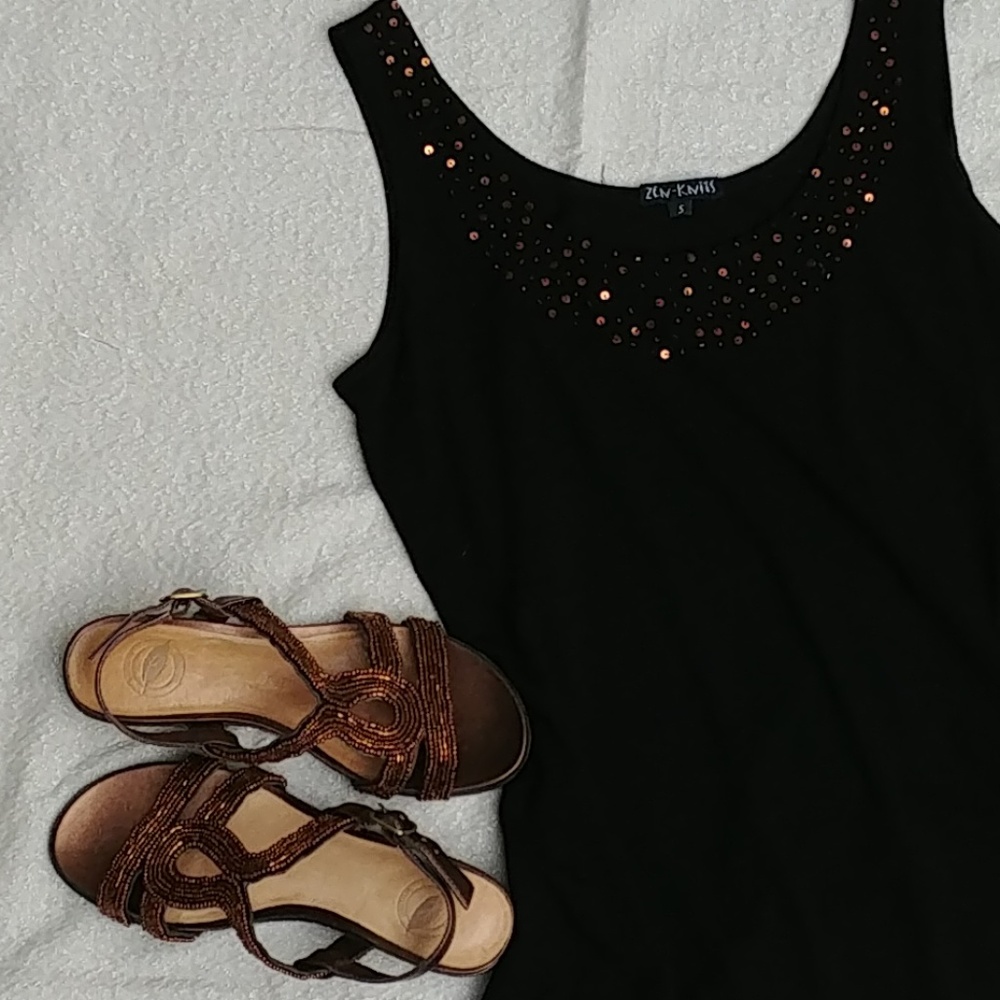Bronze sandals